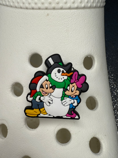 Diz character Christmas themed shoe charms
