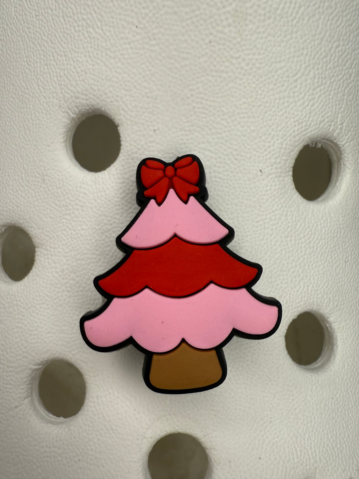 NEW Pink girly Christmas shoe charms