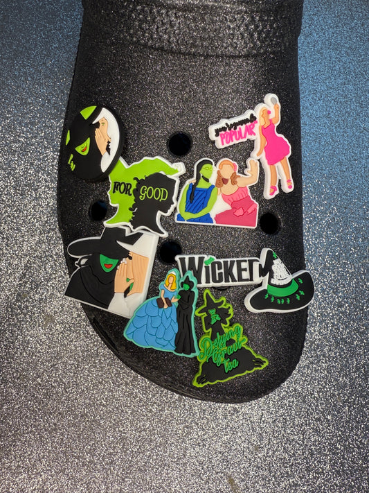 Wickeď musical shoe charm - elphaba Glinda