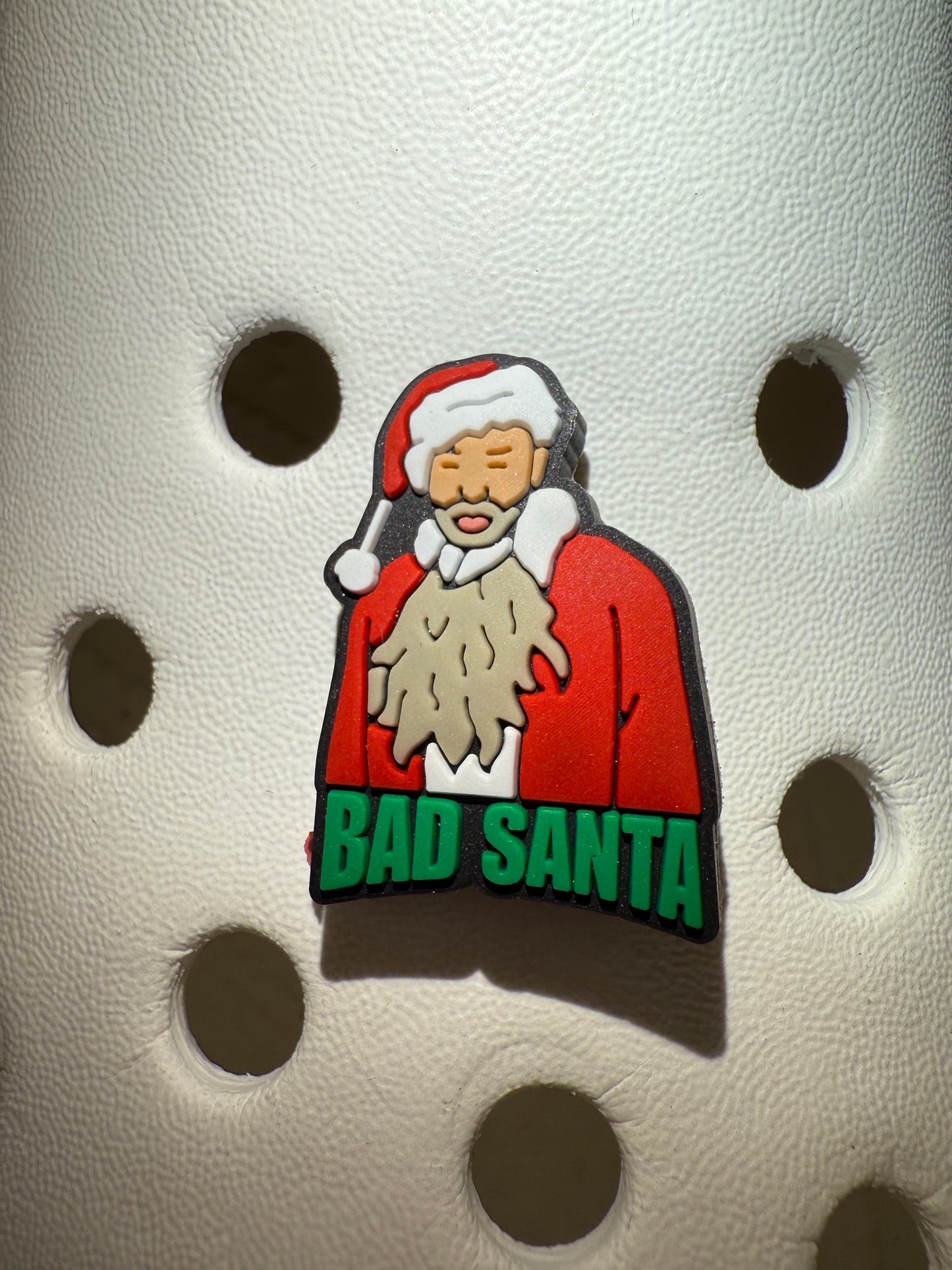 Bad Santa Christmas shoe charm collection