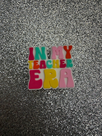 Teacher shoe charm collection