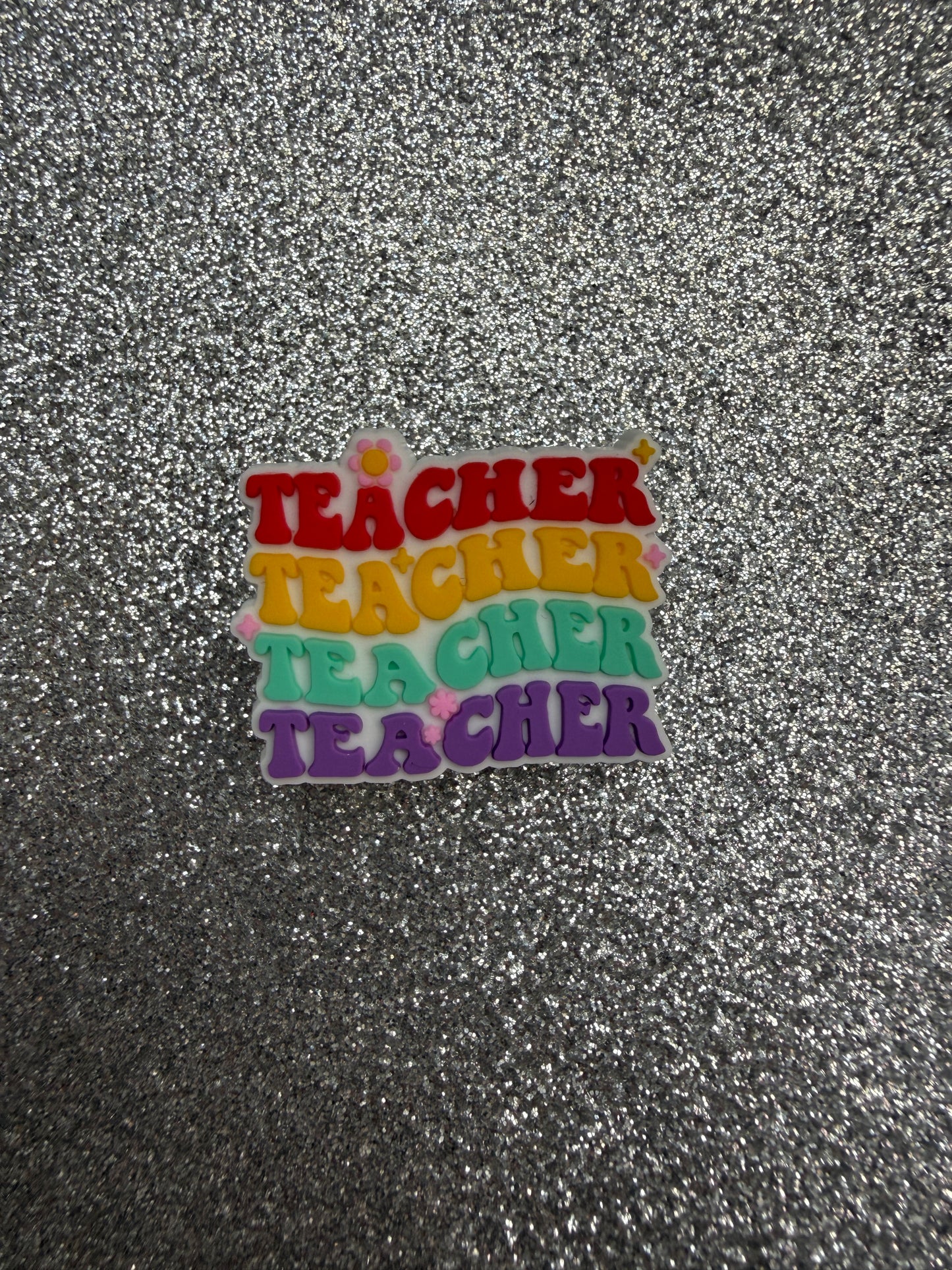 Teacher shoe charm collection