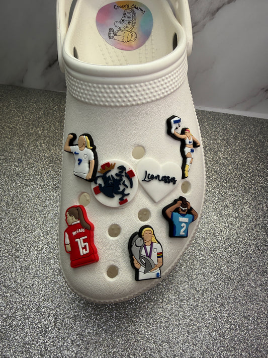 Women's football / lionesses shoe charm collection shoe charm collection