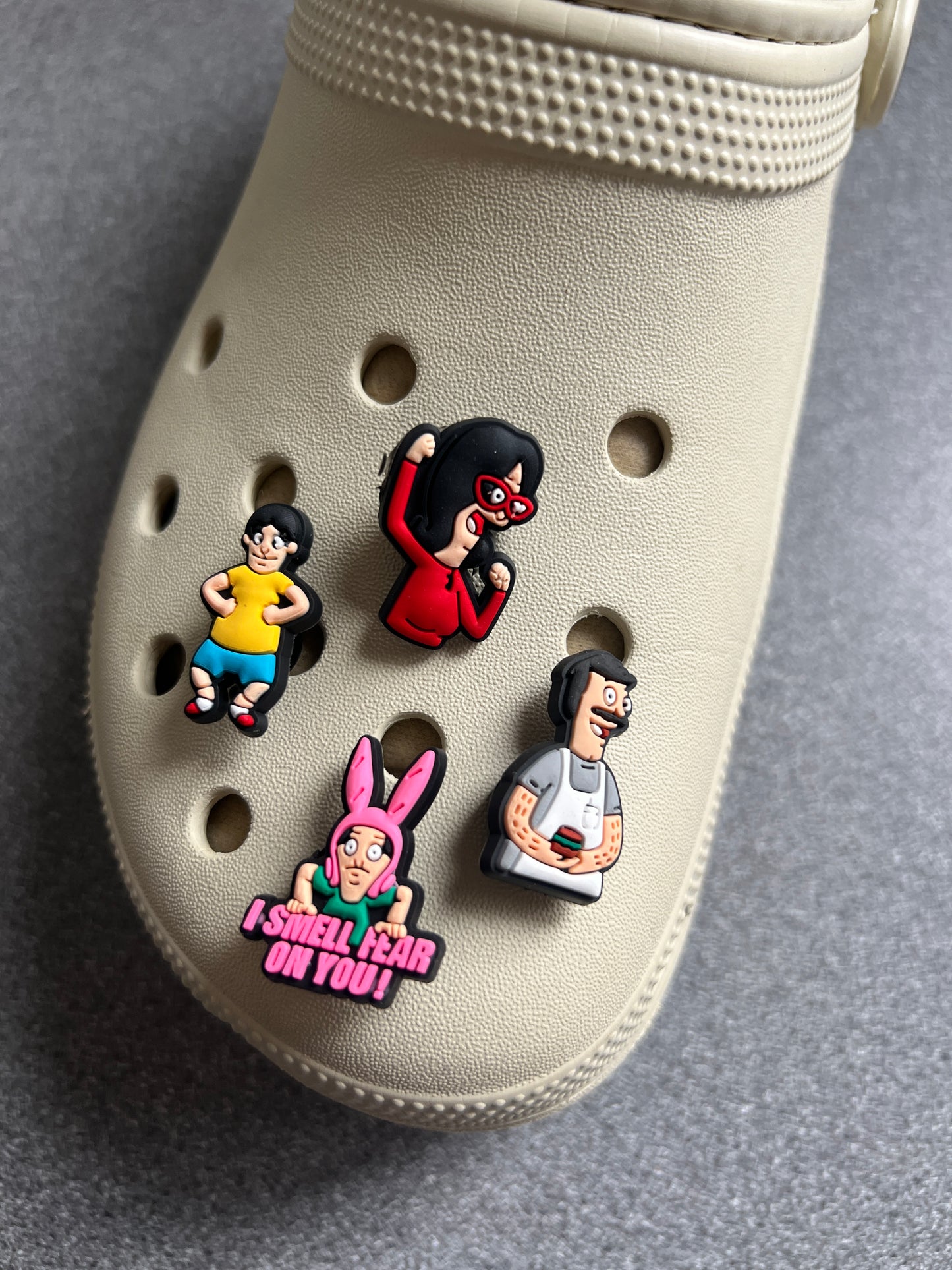 bobs burger shoe charm collection