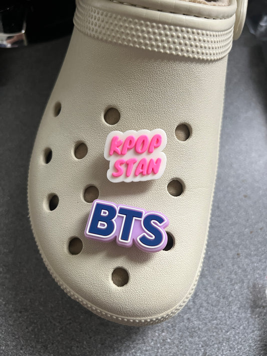 KPOP BTS shoe charm collection