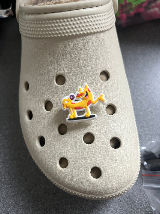 Catdog shoe charm