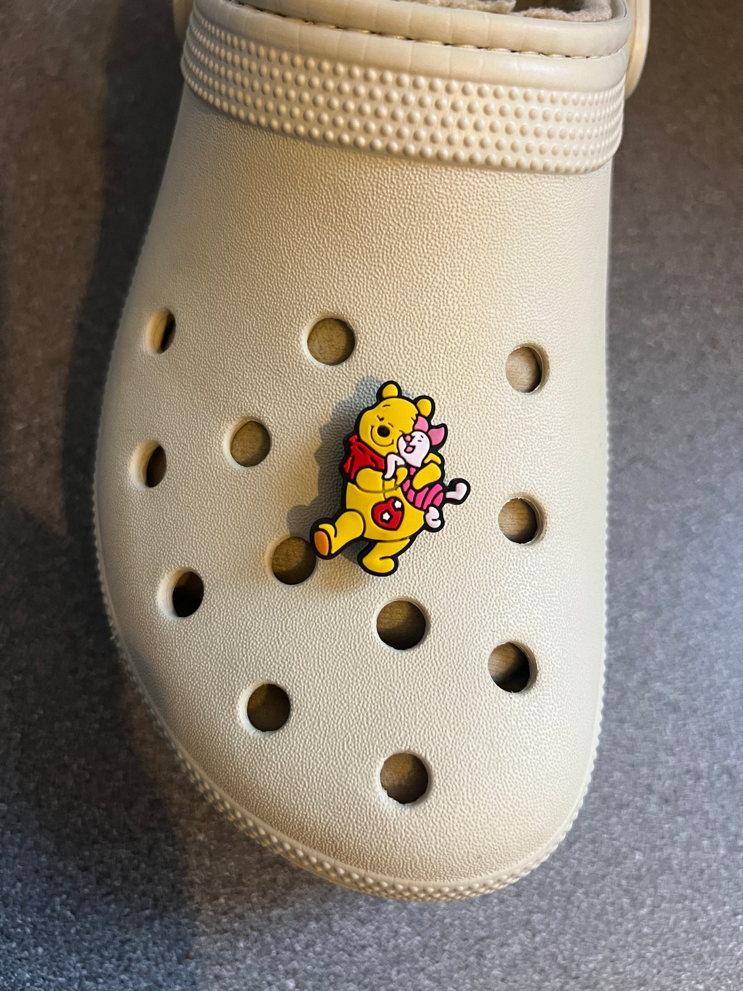 Yellow bear and friends shoe charm collection