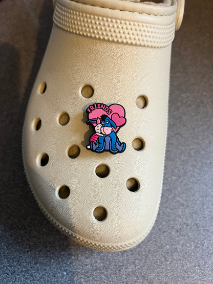 Yellow bear and friends shoe charm collection