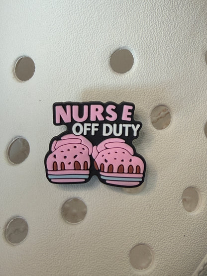 Pink Midwife and Nurse shoe charm collection