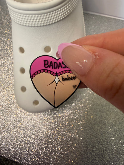Thick thigħs girl power shoe charm collection
