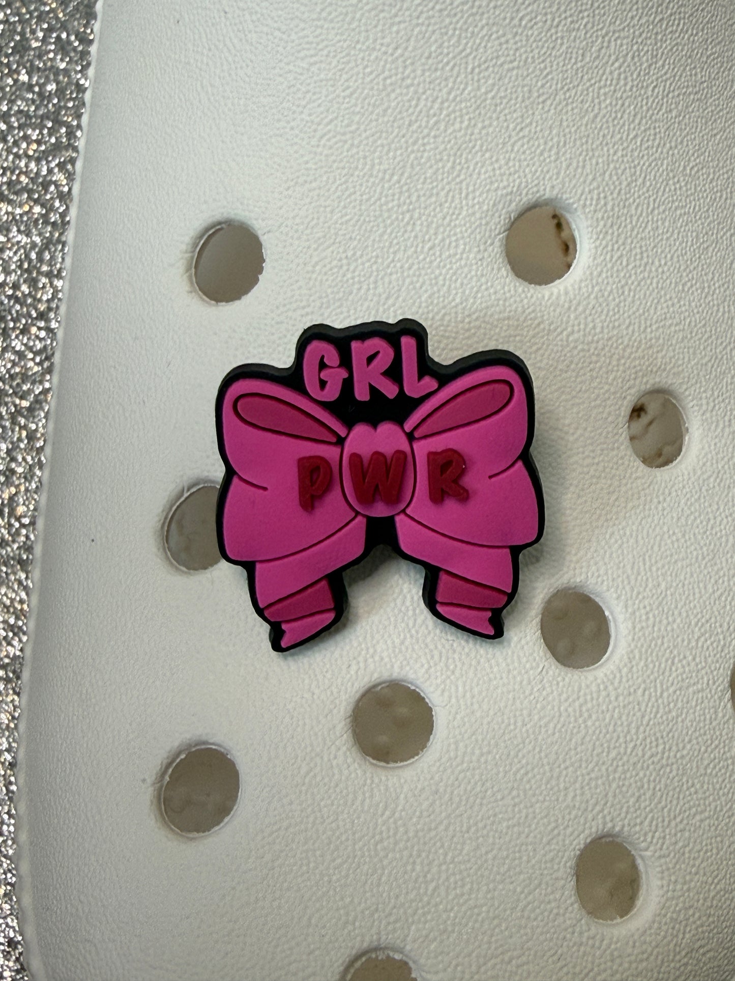 Thick thigħs girl power shoe charm collection