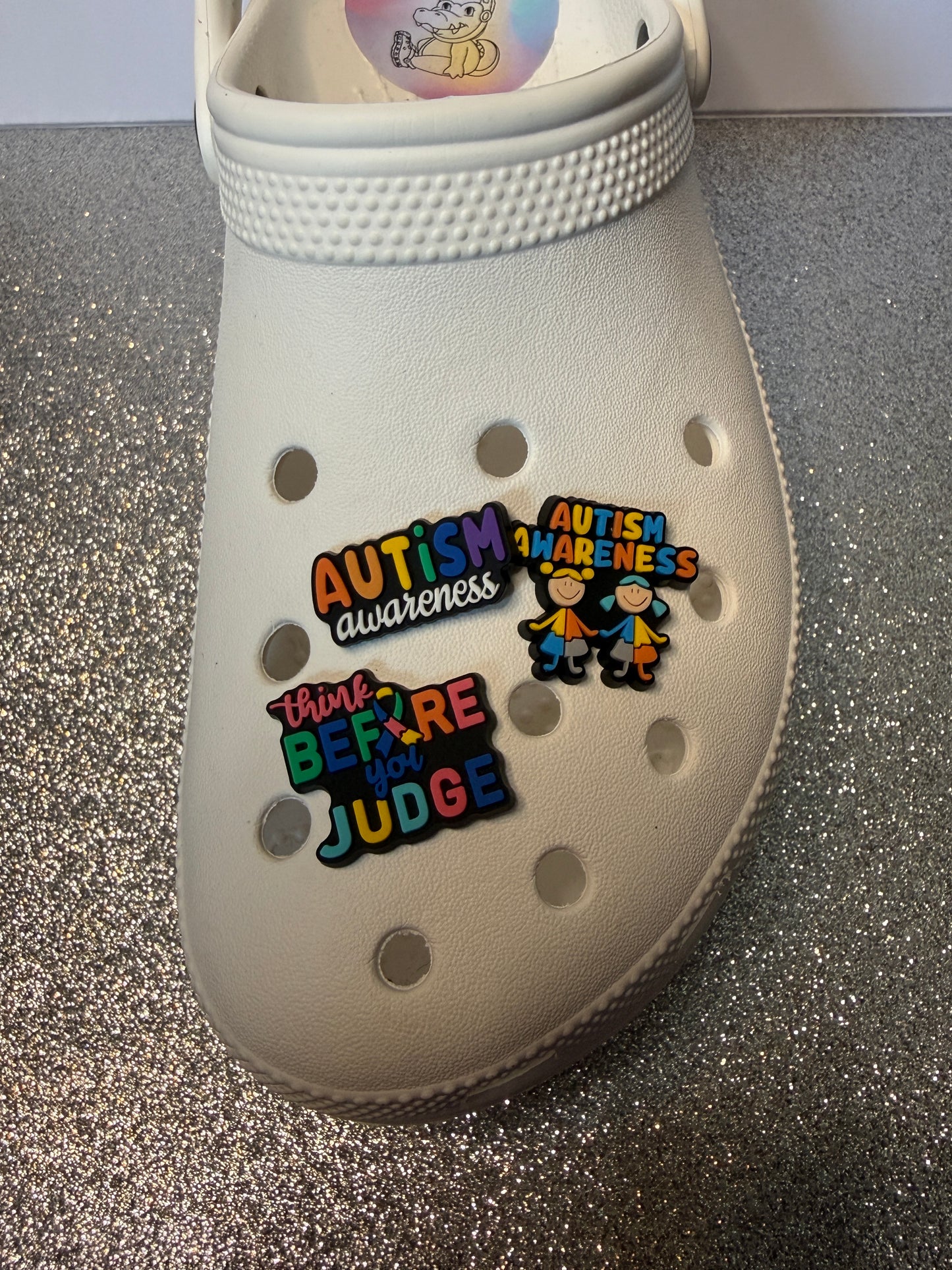 Autism awareness shoe charm collection