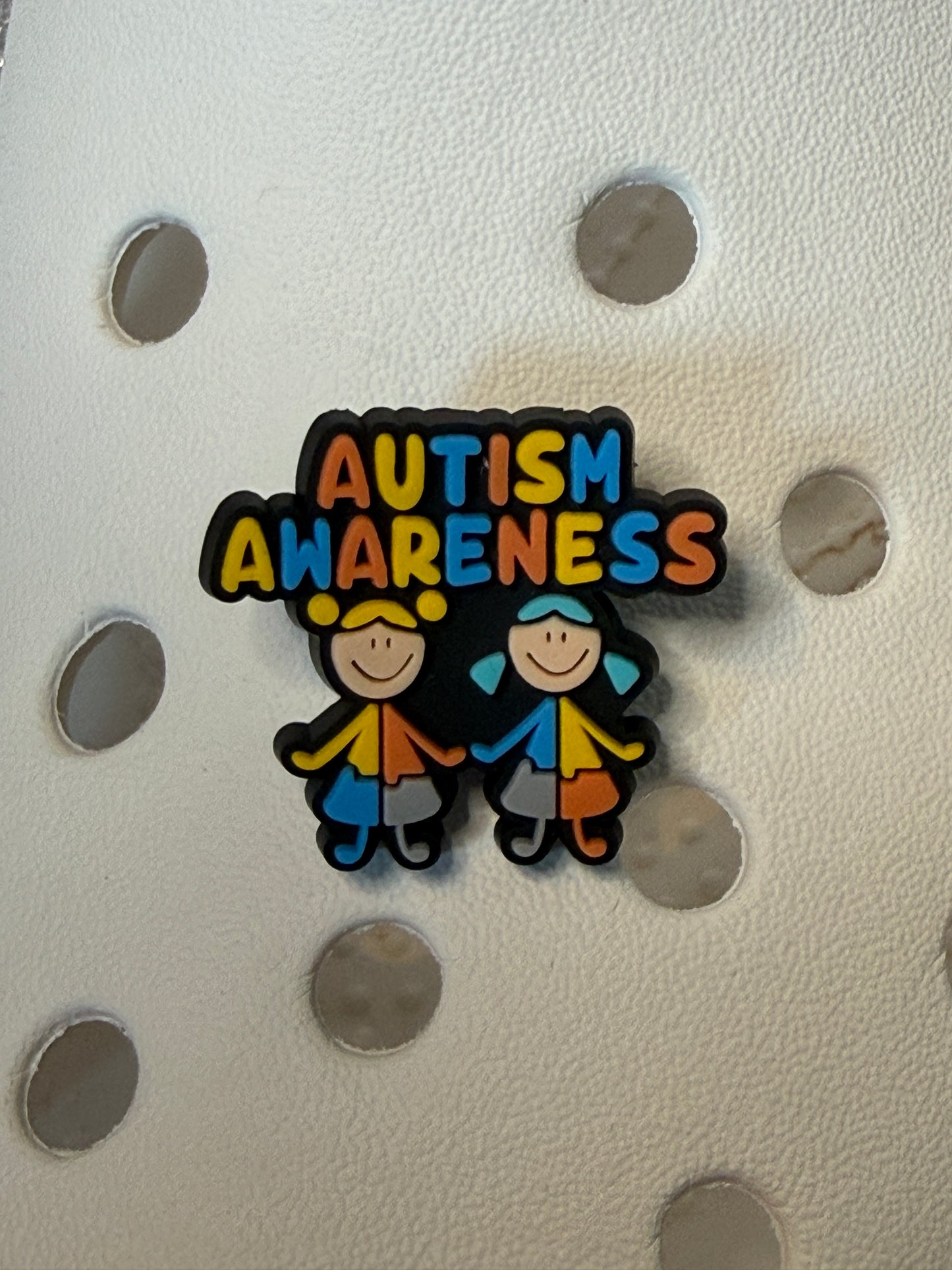 Autism awareness shoe charm collection