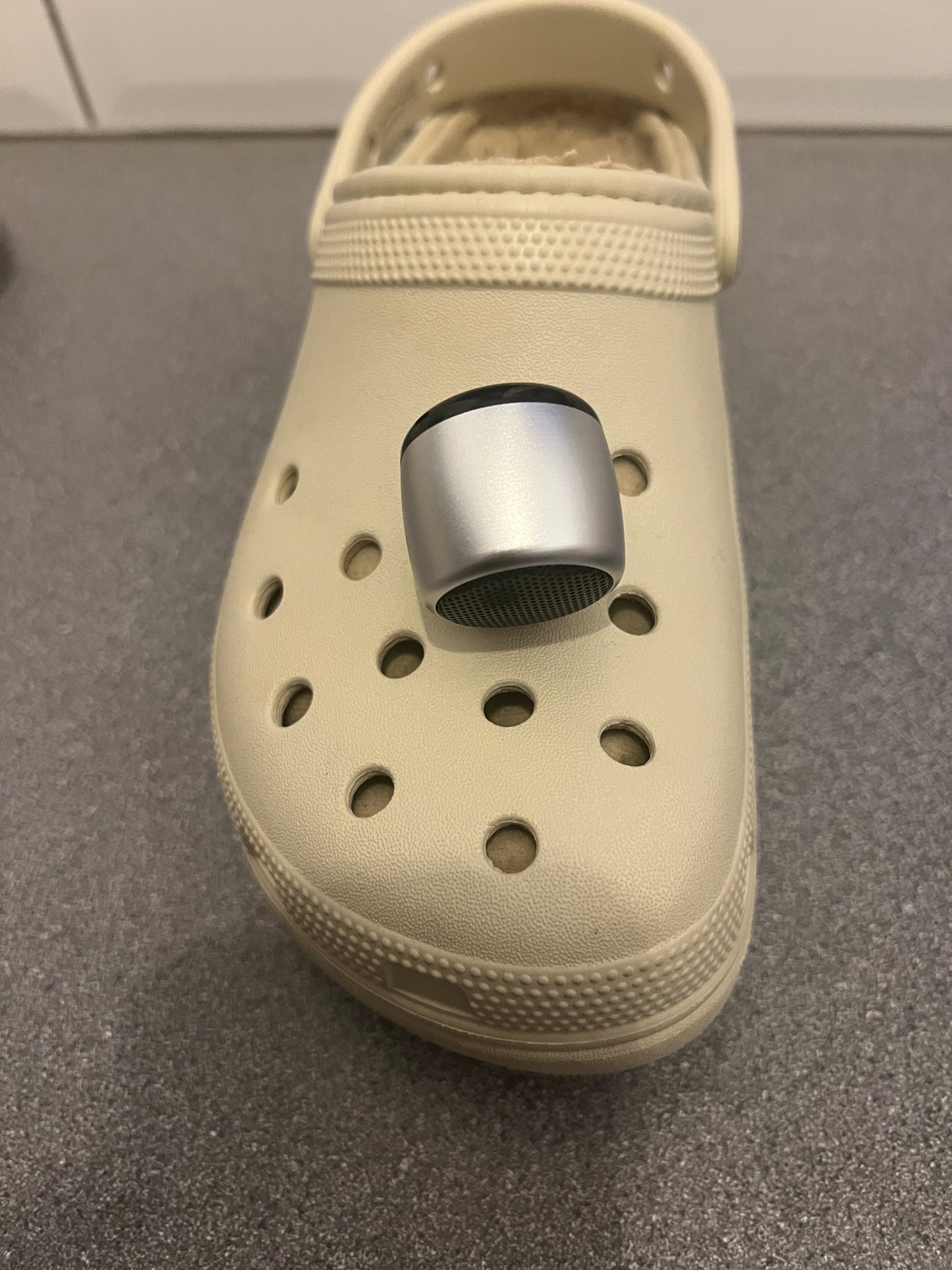 Bluetooth Speakers for Crocs in Silver, Pink or Black - Chargable (Charger included)