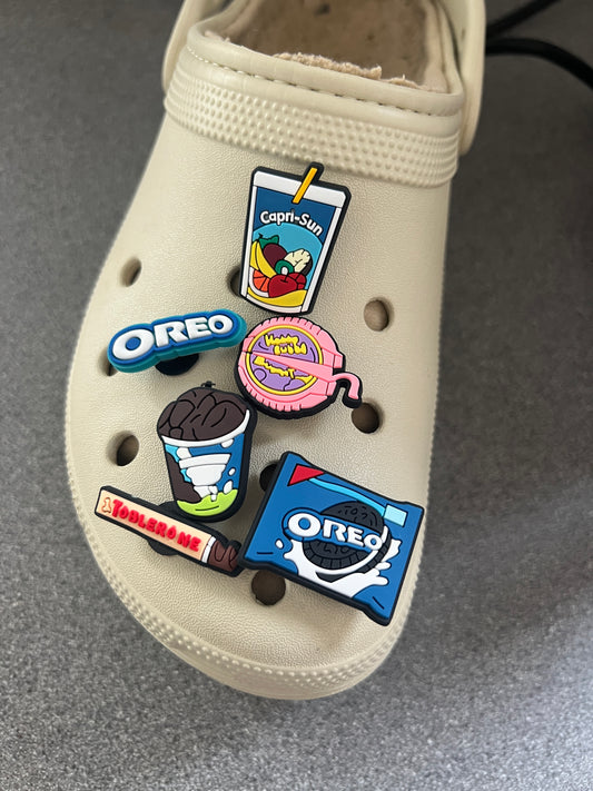 New food shoe charm collection