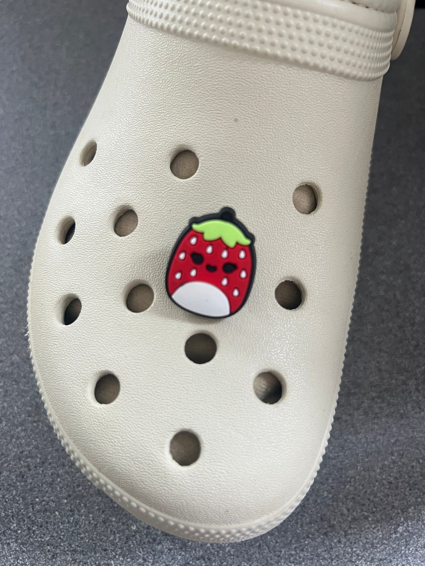 Squishy fruit shoe charms - watermelon