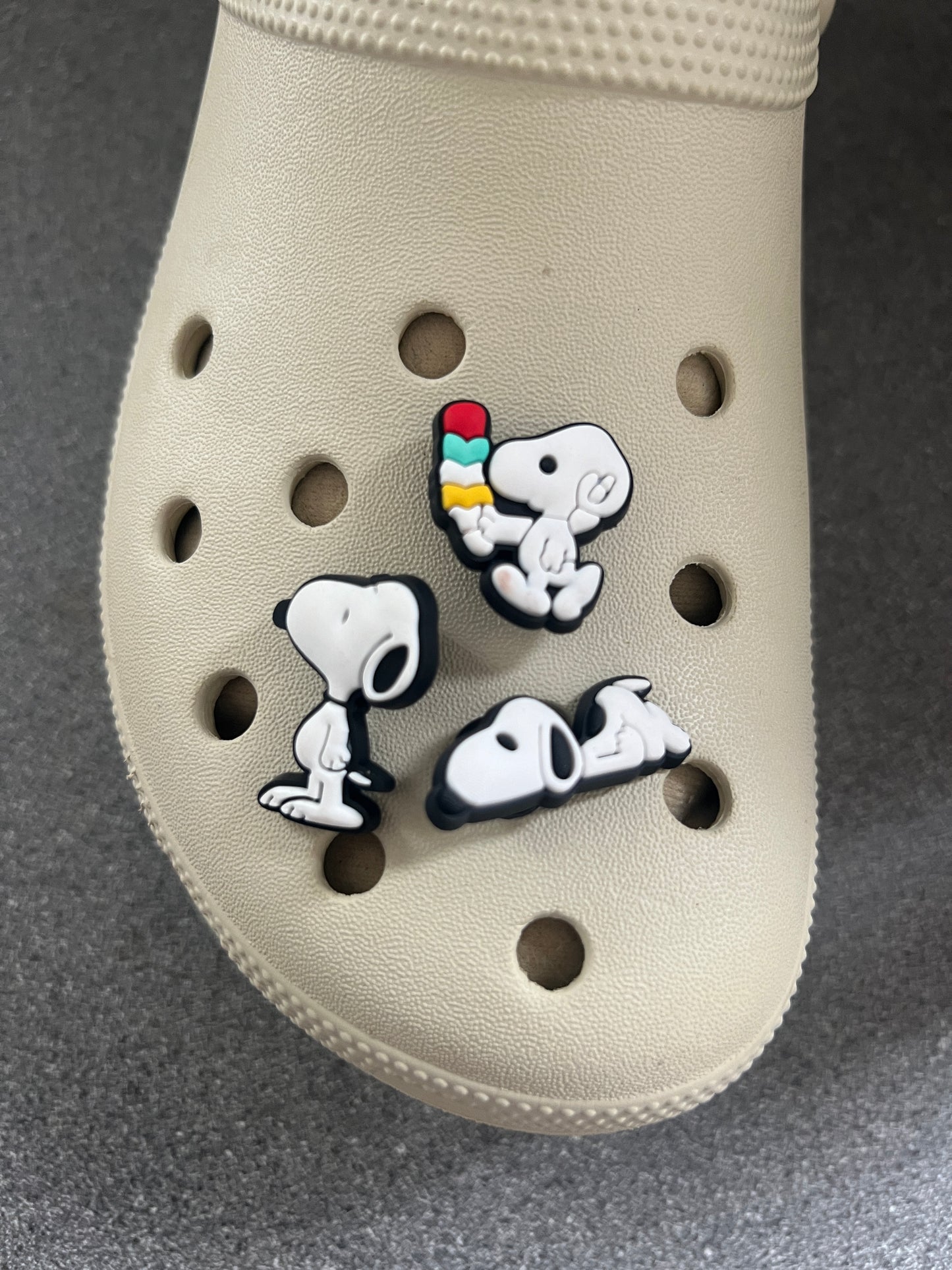 Sno0py dog shoe charm collection