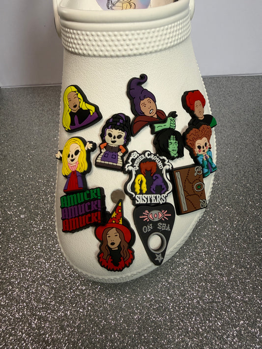 Hocus pocus witch shoe charm collection