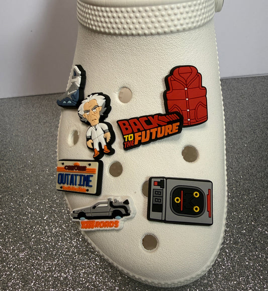Back to the future shoe charm collection