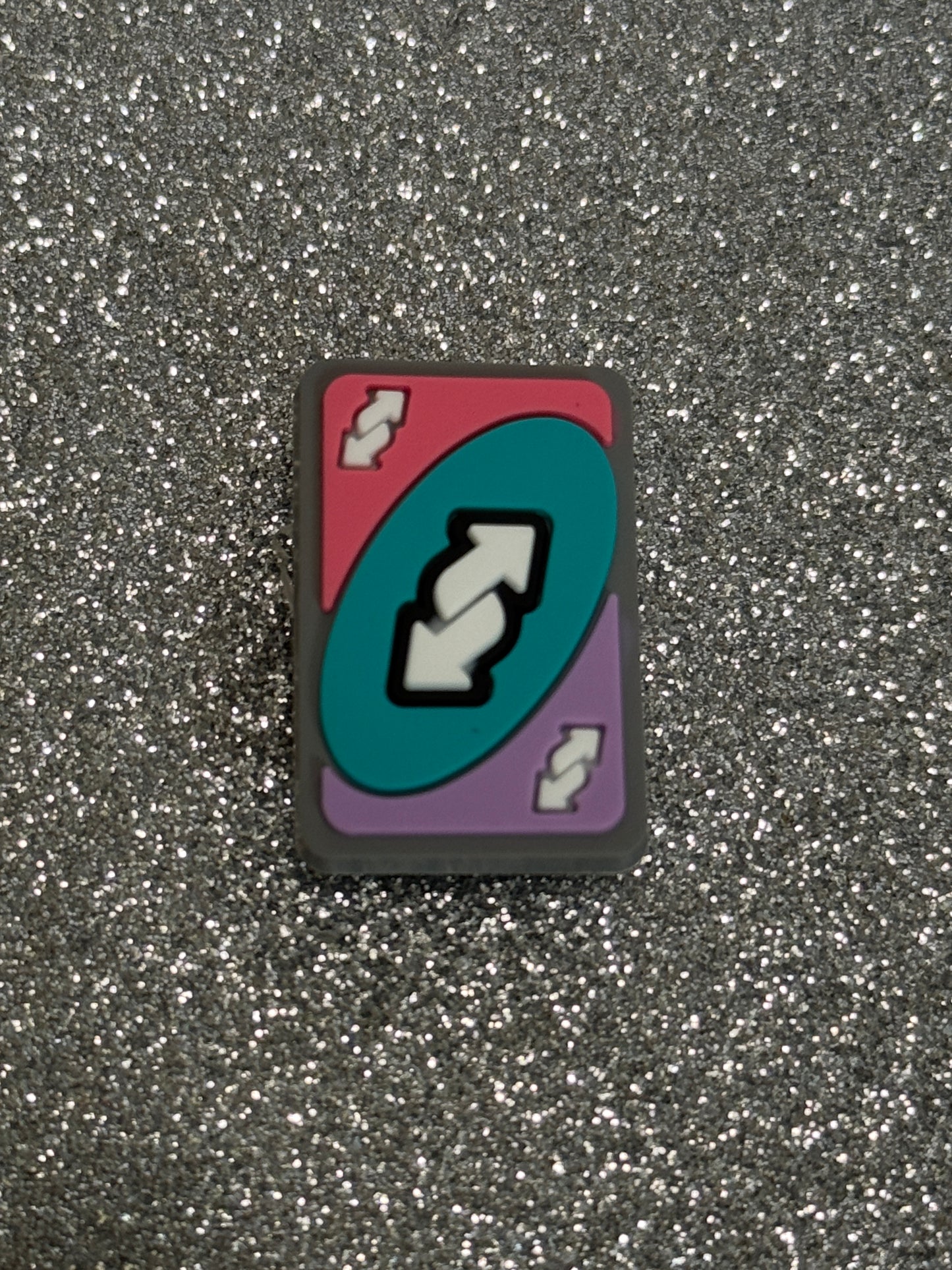 Number card game shoe charm collection