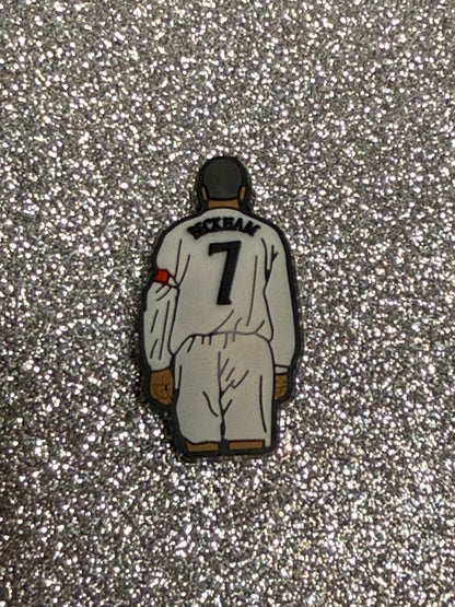 Football tops new/retro shoe charm collection
