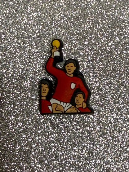 Football tops new/retro shoe charm collection