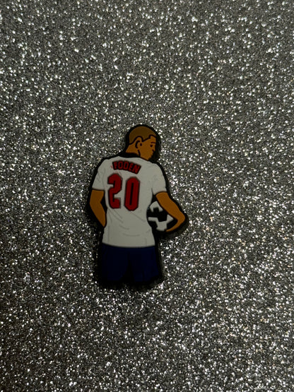 Football tops new/retro shoe charm collection