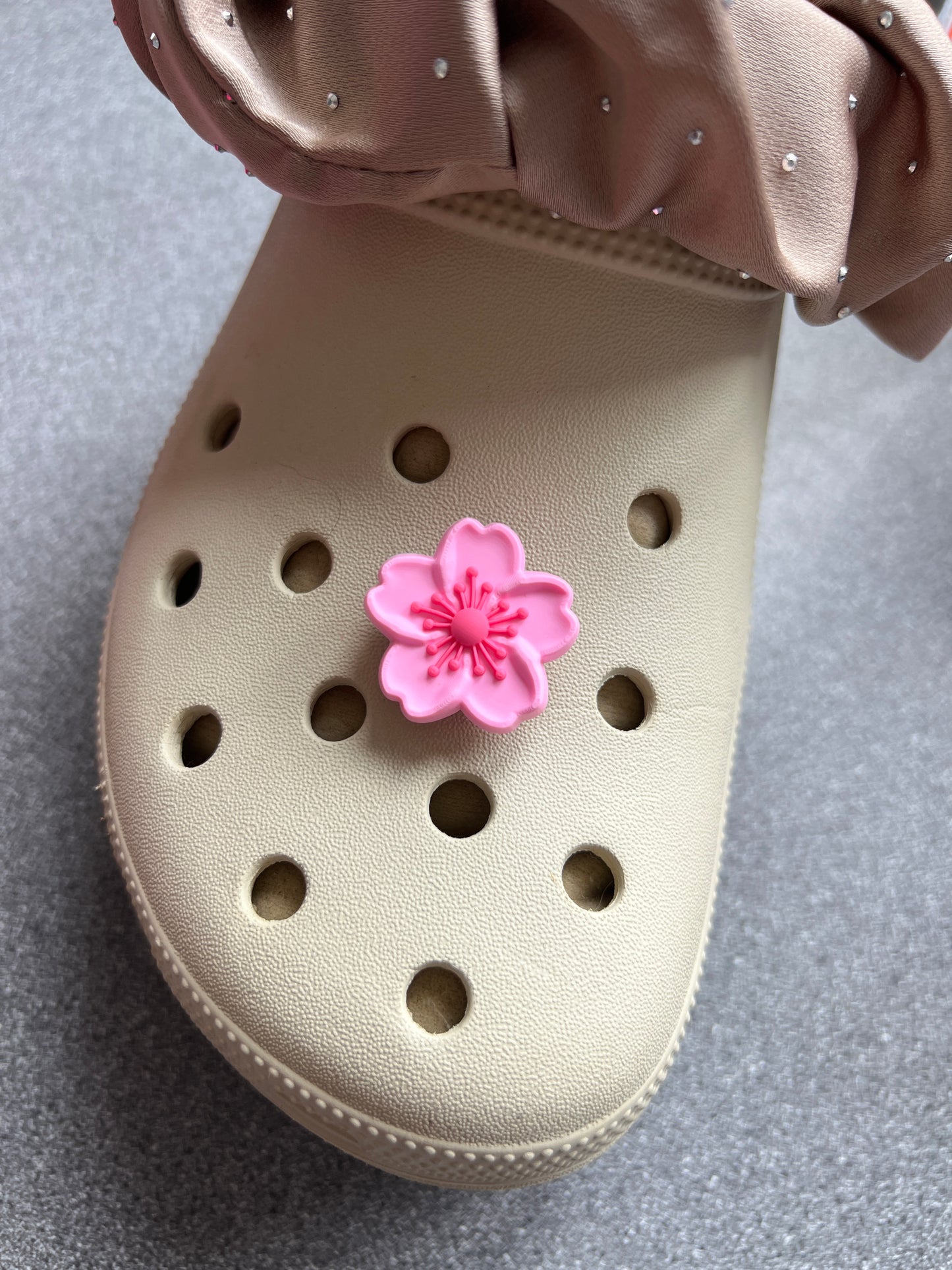 Sakura flower shoe charm collection