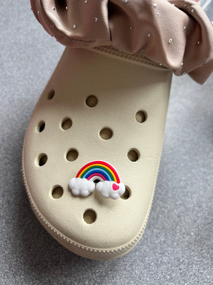 Rainbow shoe charm collection