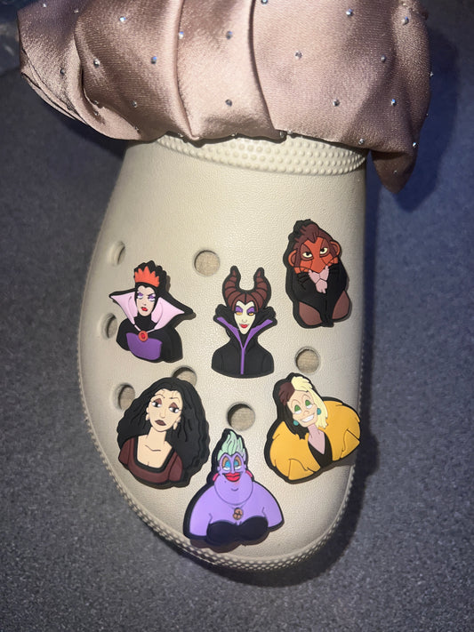 Villains shoe charm collection