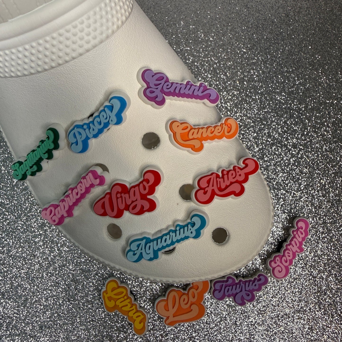 Zodiac Sign shoe charm collection