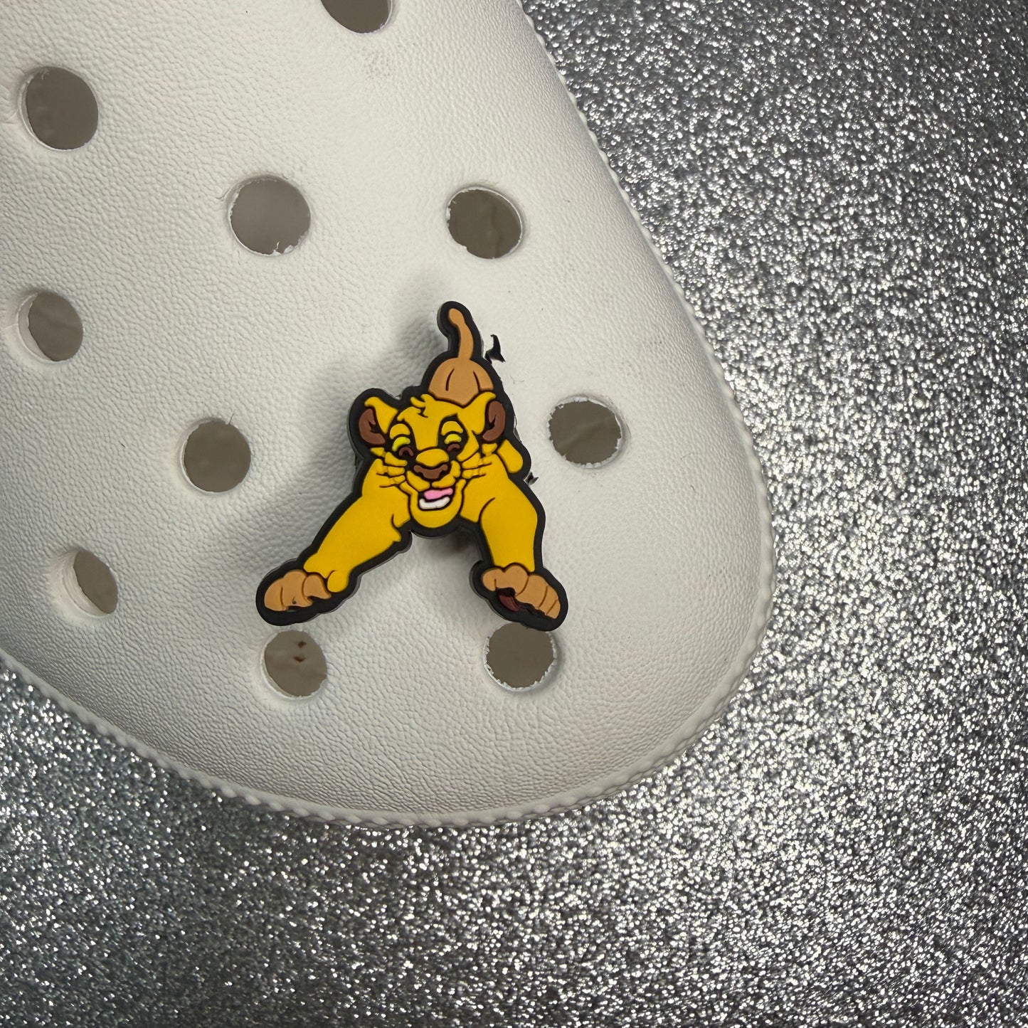 King of the lionn cartoon lion shoe charm collection