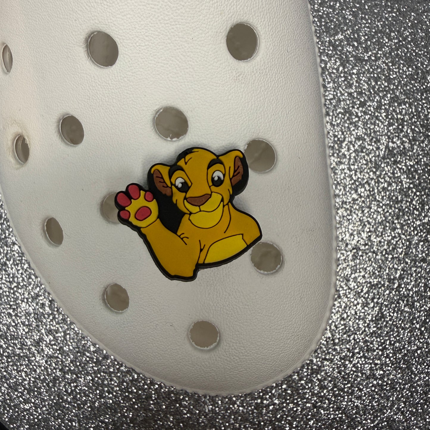 King of the lionn cartoon lion shoe charm collection