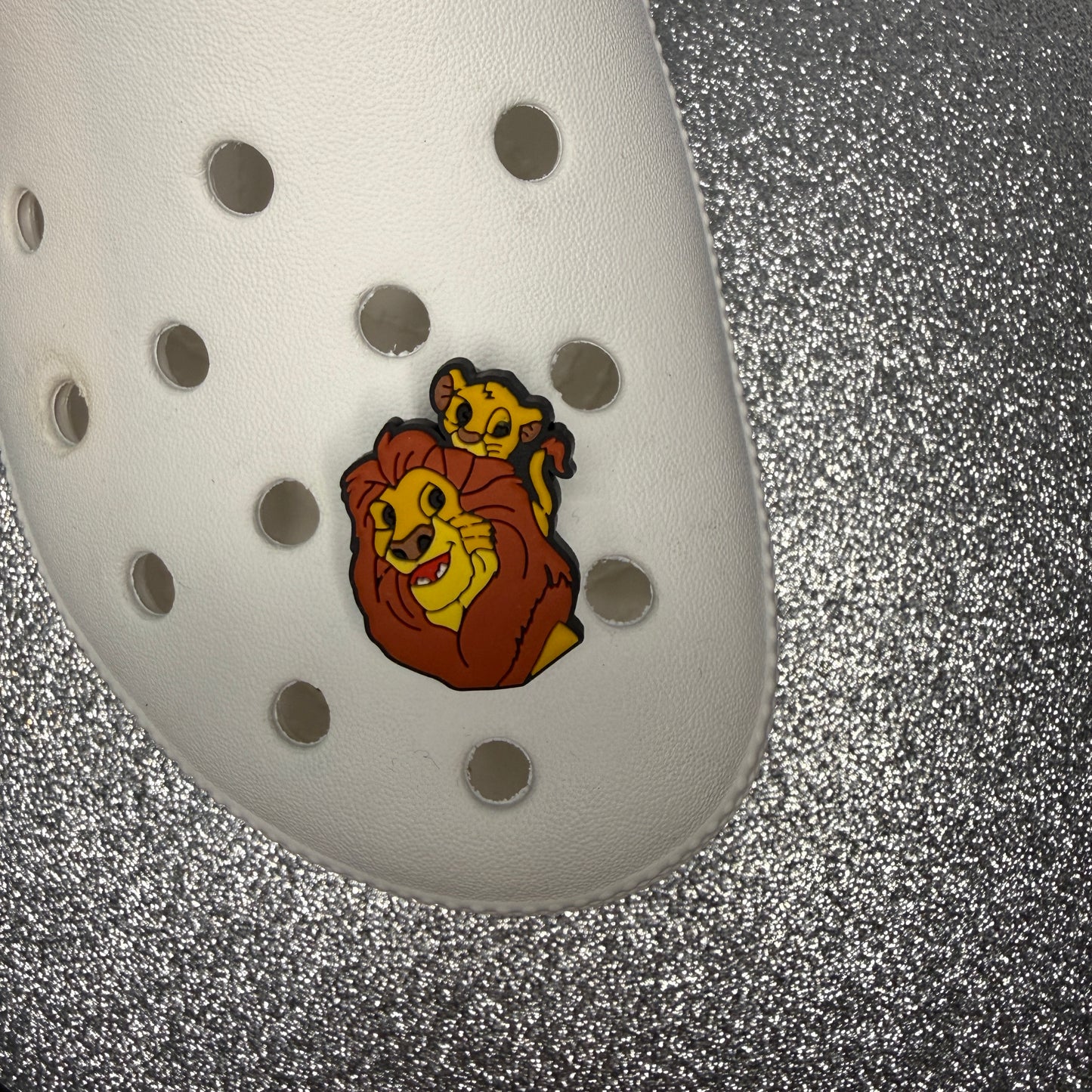 King of the lionn cartoon lion shoe charm collection