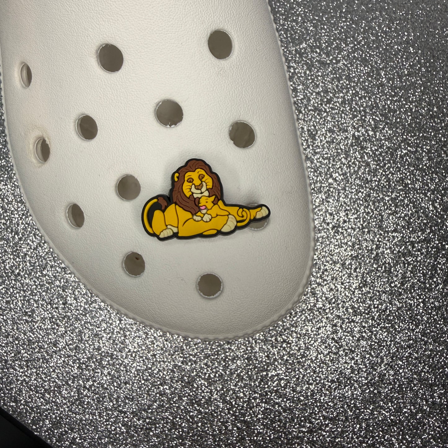 King of the lionn cartoon lion shoe charm collection