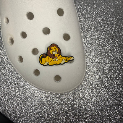 King of the lionn cartoon lion shoe charm collection
