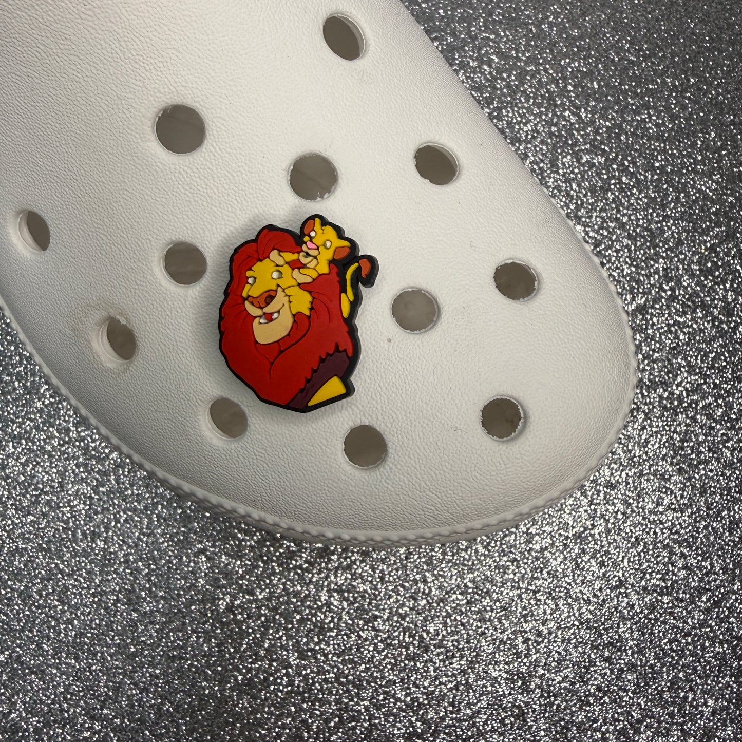 King of the lionn cartoon lion shoe charm collection