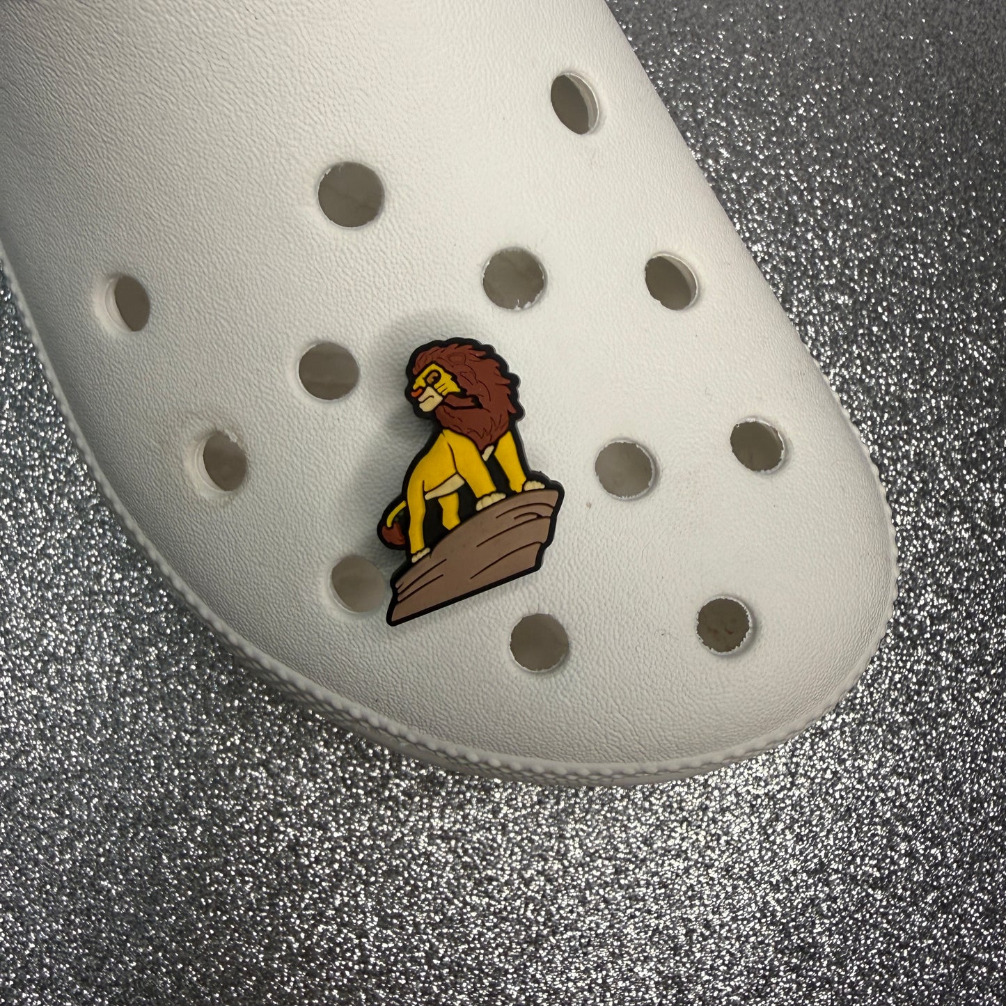 King of the lionn cartoon lion shoe charm collection