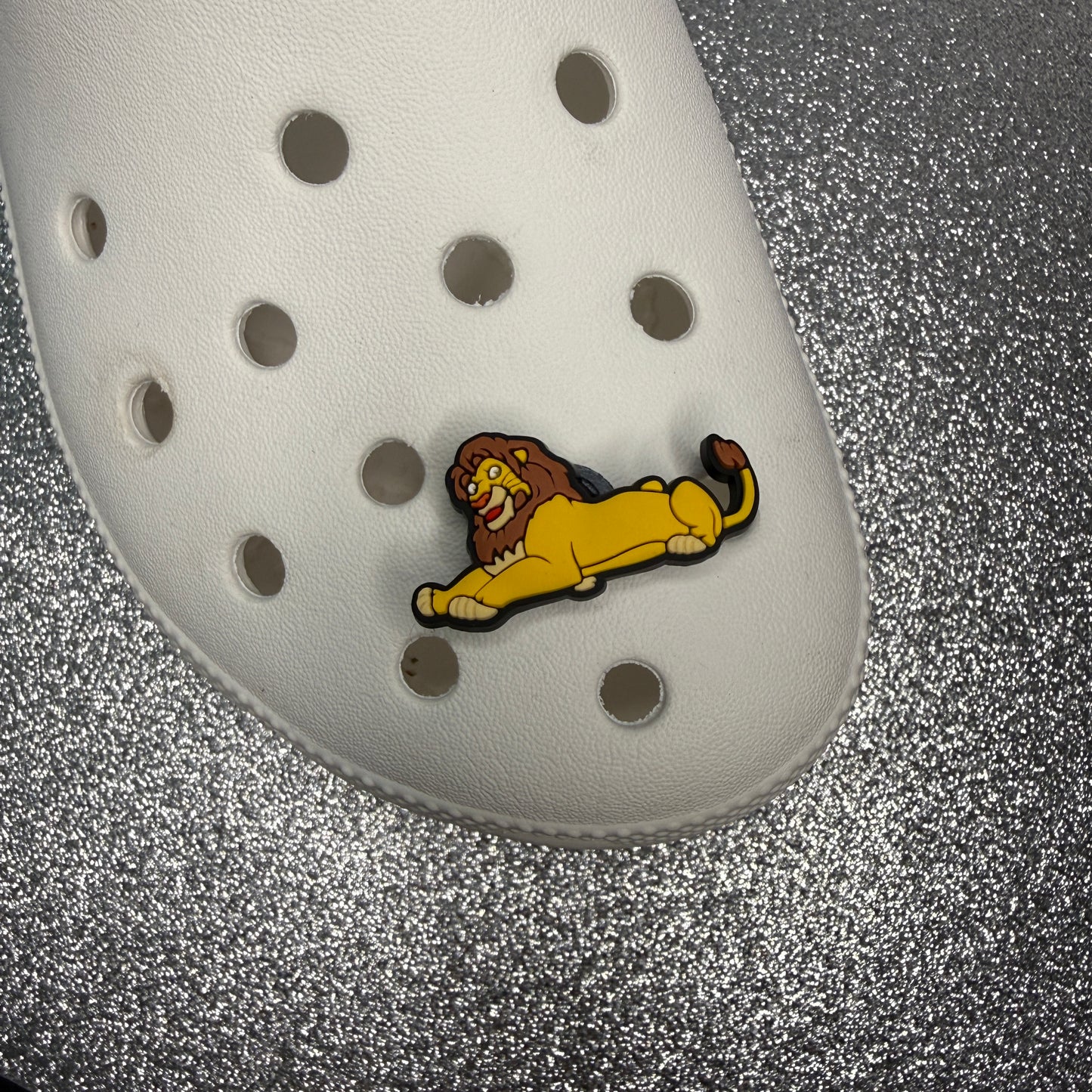 King of the lionn cartoon lion shoe charm collection