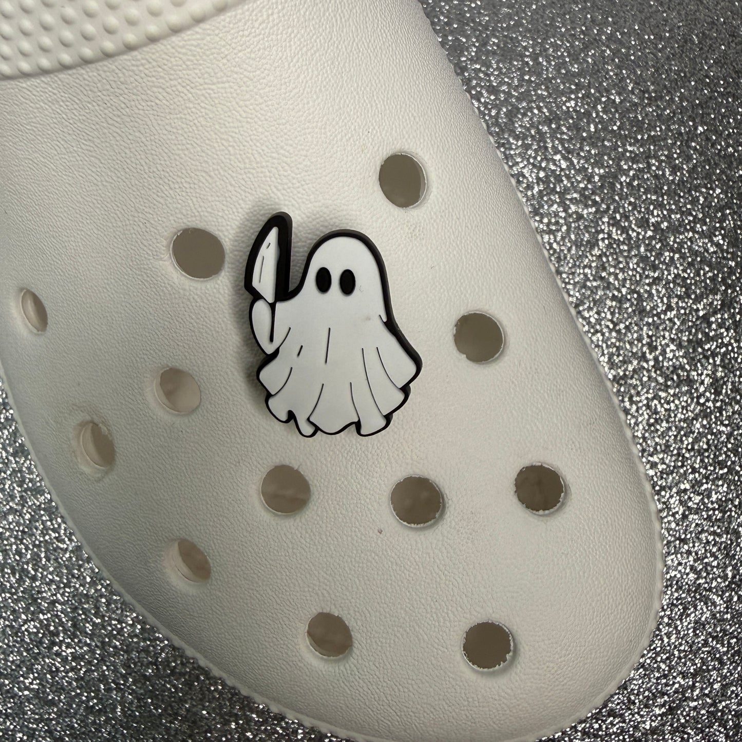 Cutesy ghost shoe charm collection