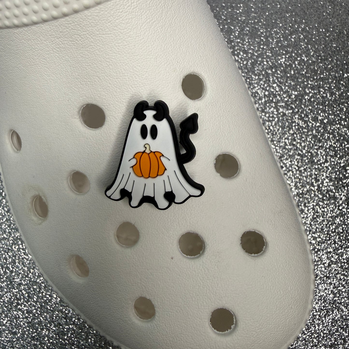 Cutesy ghost shoe charm collection