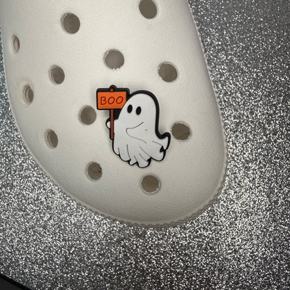 Cutesy ghost shoe charm collection