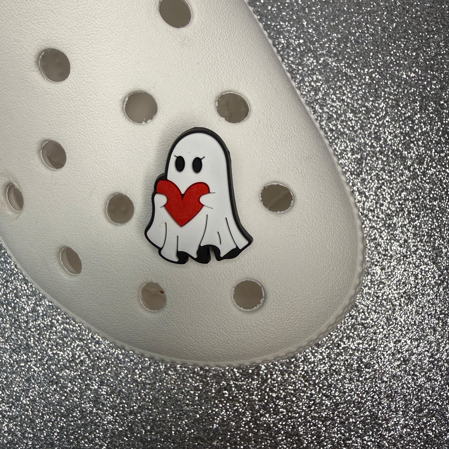 Cutesy ghost shoe charm collection