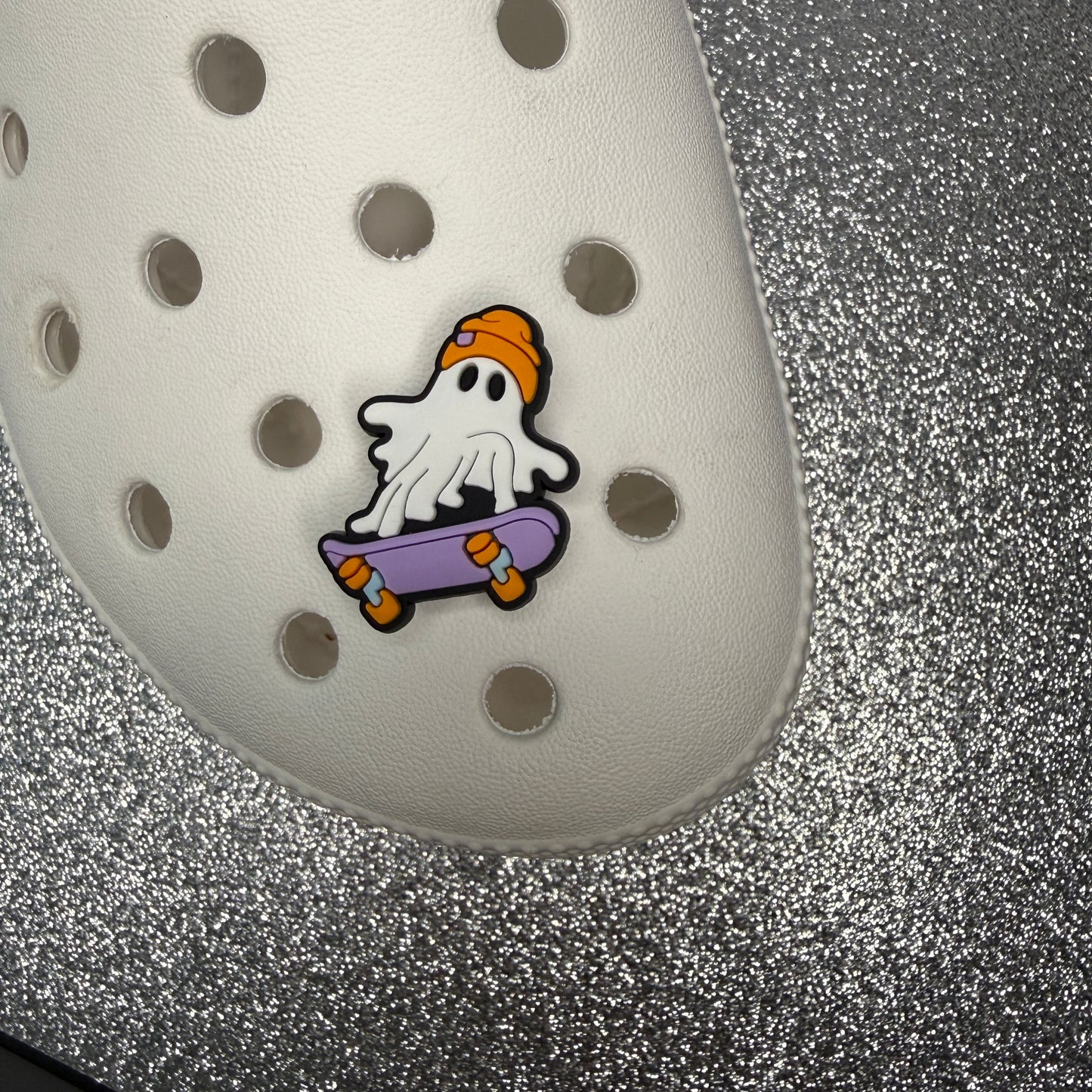 Cutesy ghost shoe charm collection