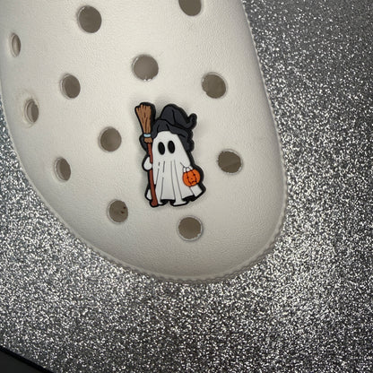 Cutesy ghost shoe charm collection