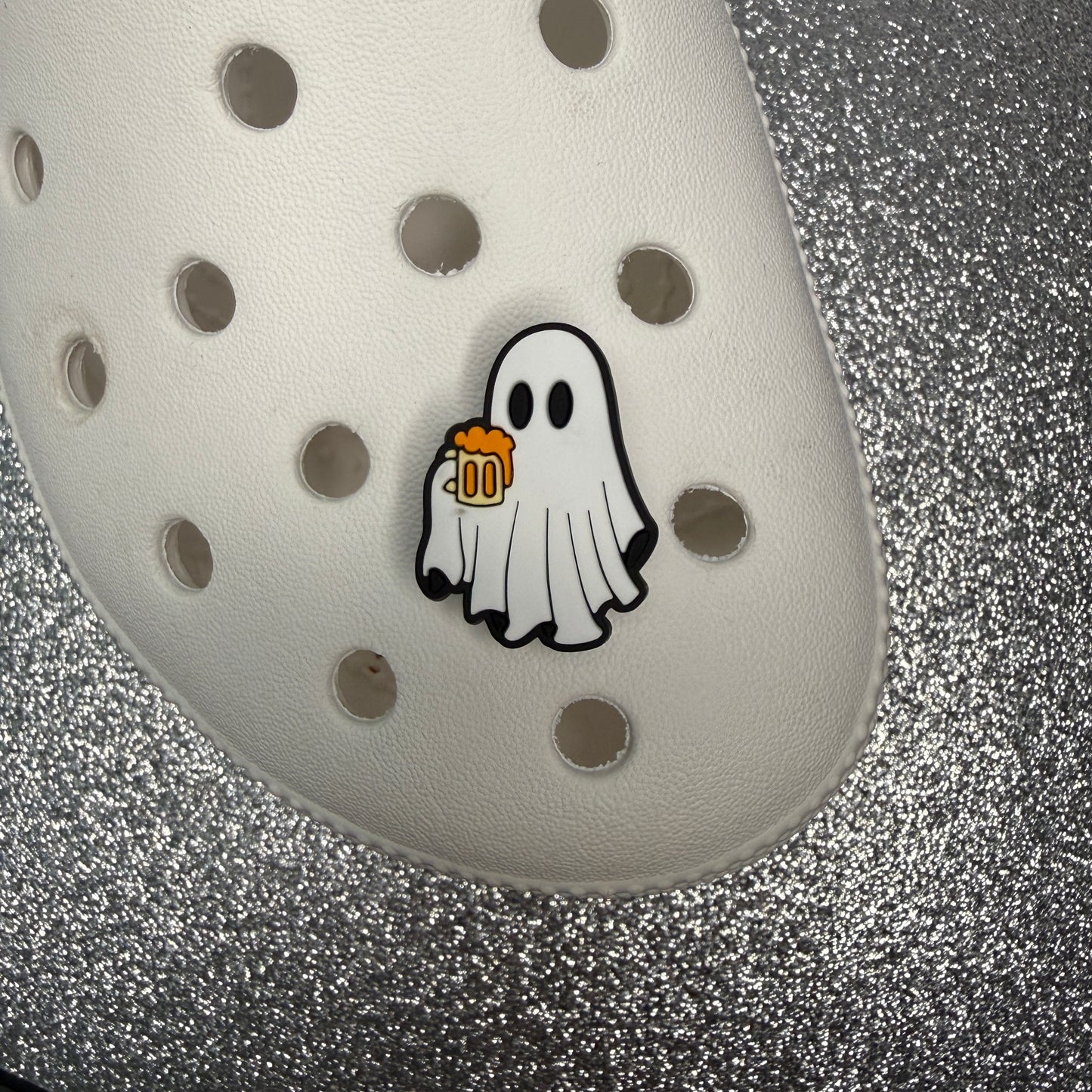 Cutesy ghost shoe charm collection