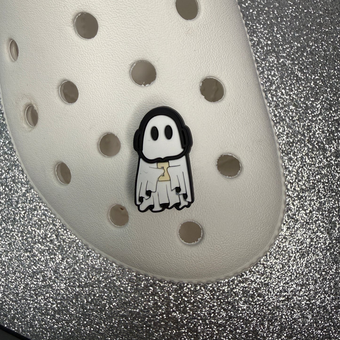 Cutesy ghost shoe charm collection