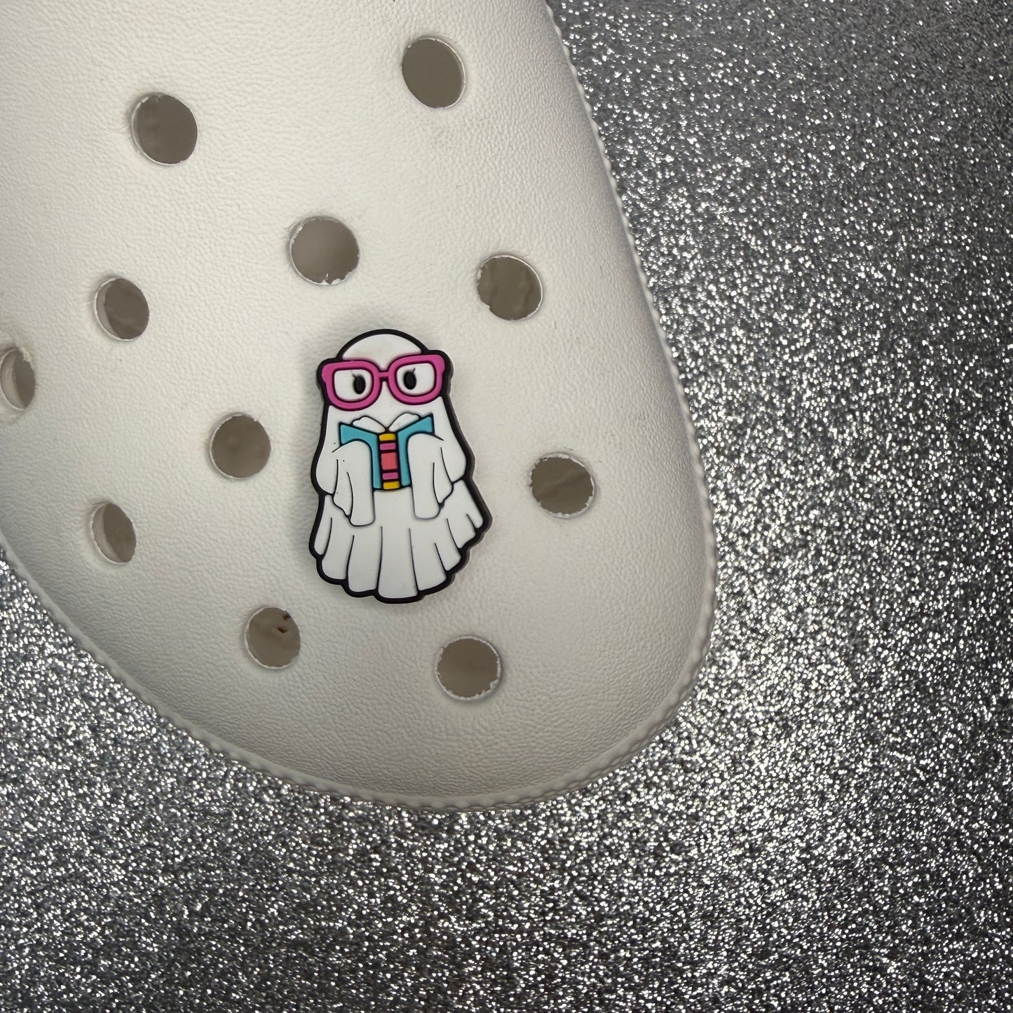 Cutesy ghost shoe charm collection