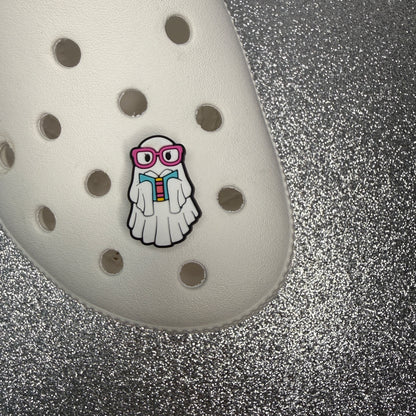 Cutesy ghost shoe charm collection
