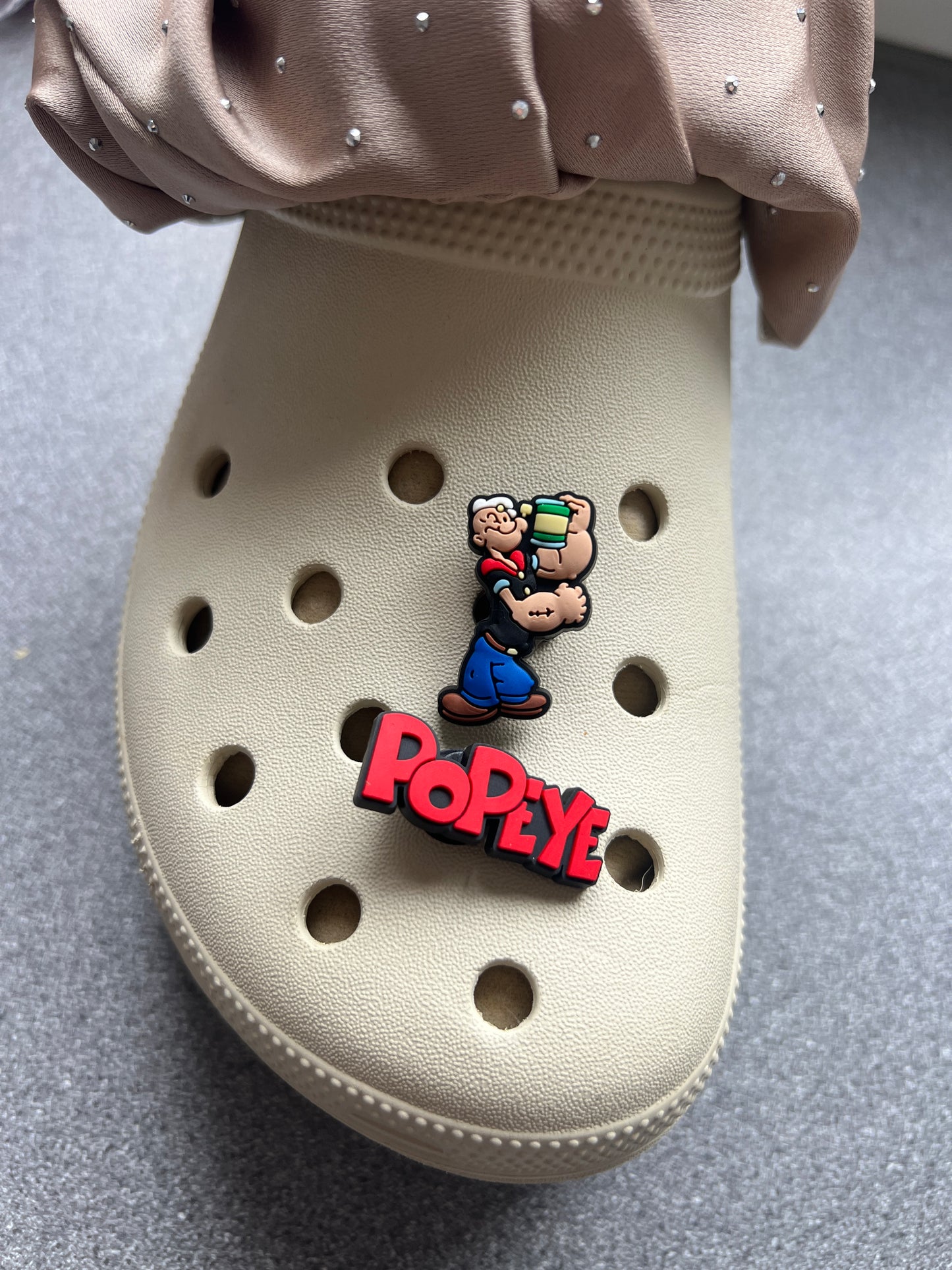 x2 Popeye shoe charm bundle